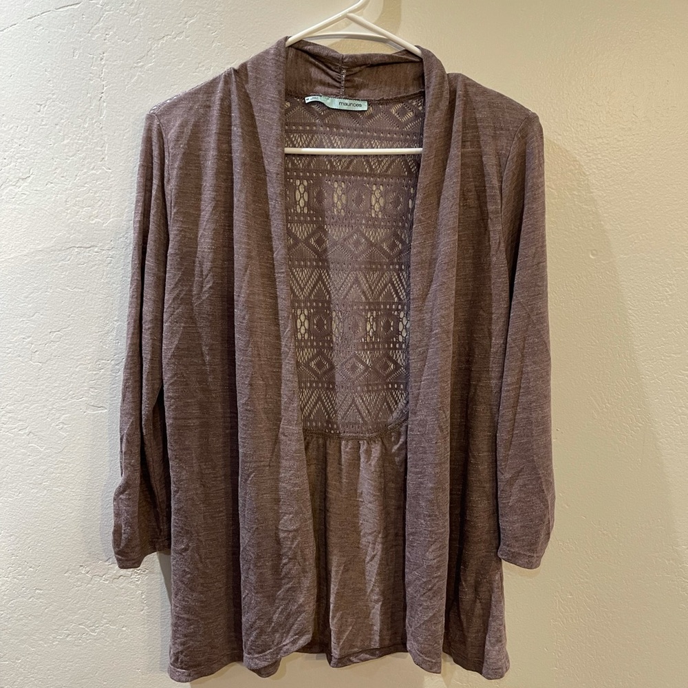 Purple sweater. Size medium